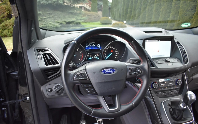 Ford Kuga cena 73500 przebieg: 118357, rok produkcji 2018 z Stoczek Łukowski małe 781